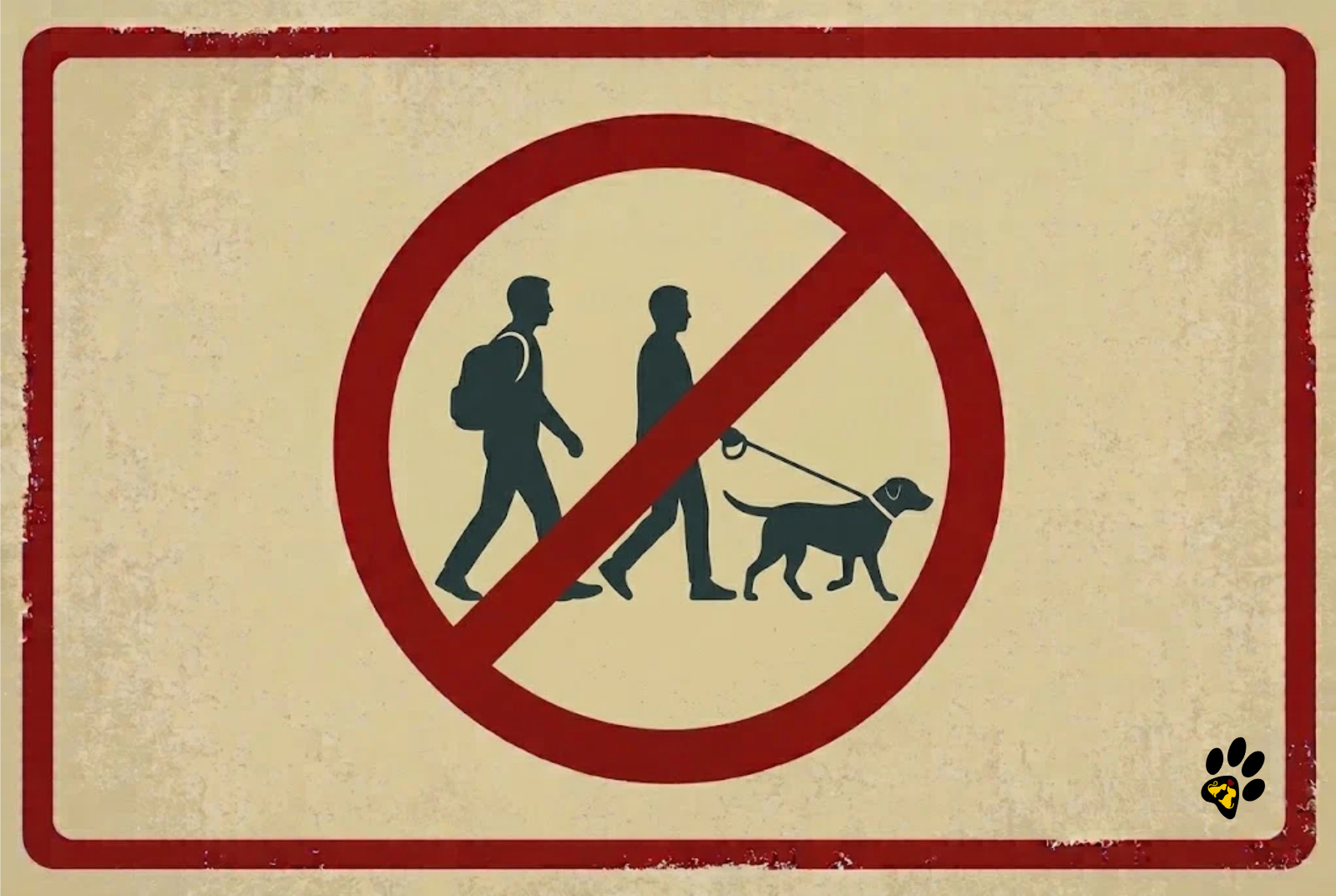 Warning sign for pedestrian right of way